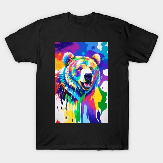 Abstract Bear T-Shirt by Voodoo Production